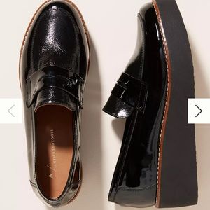 Anthropologie Ilana Platform Loafers size 7.5